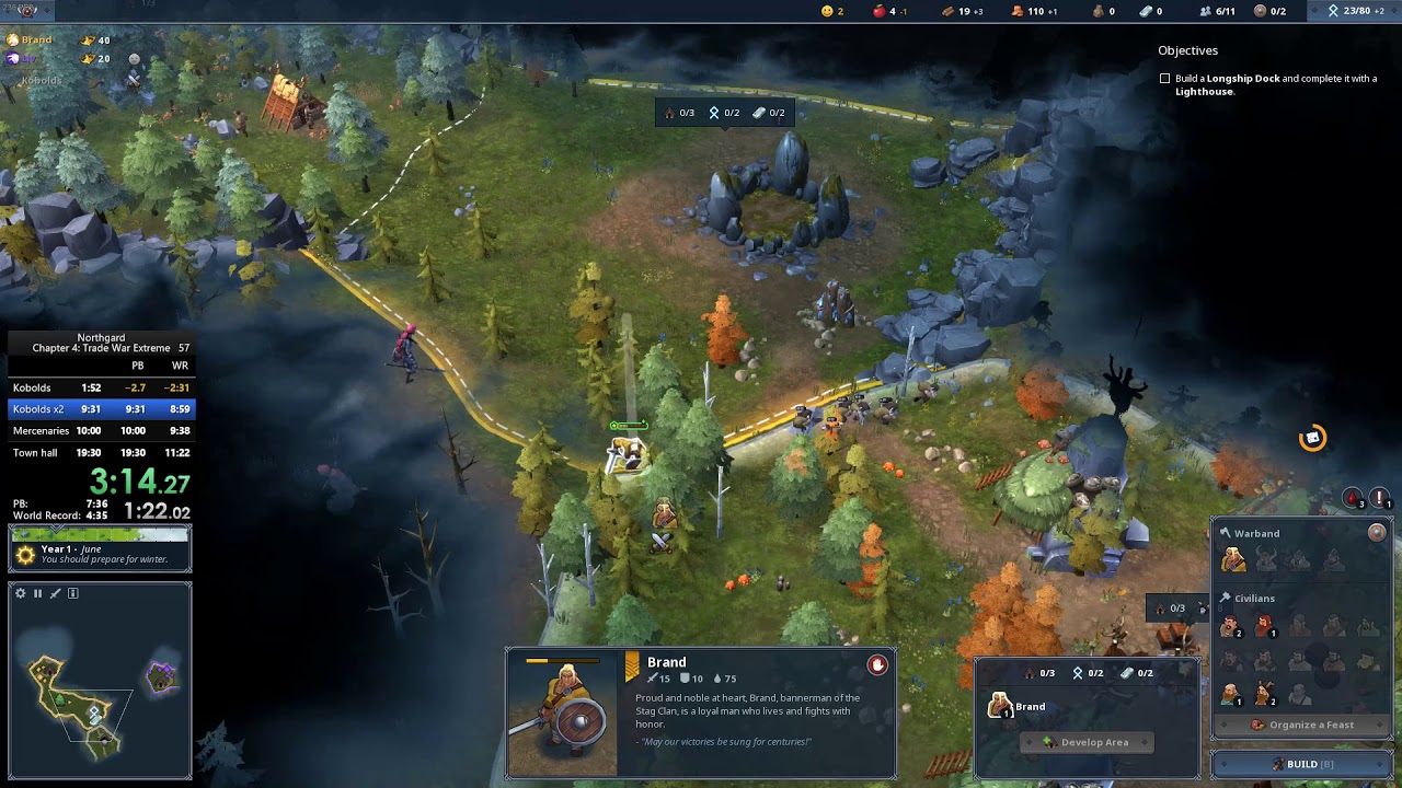 Northgard - Chapter 4 Trade War - Extreme Speedrun - 