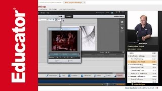 "New Project Settings" | Adobe Premiere Elements 11 with Educator.com