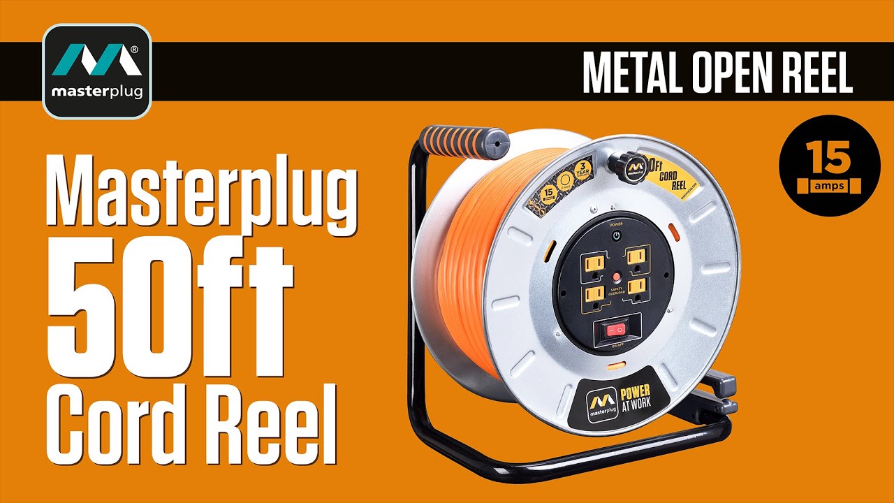 Masterplug US 50ft Metal Open Reel YouTube