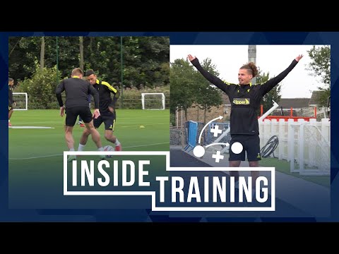 Weights, running and ball work at Thorp Arch | Inside Training