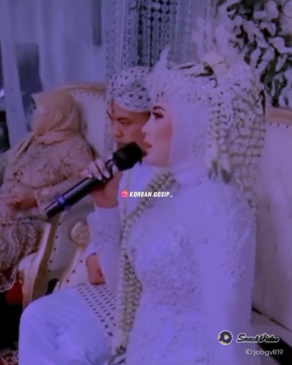 pengantin Ber sholawat ummi sedih