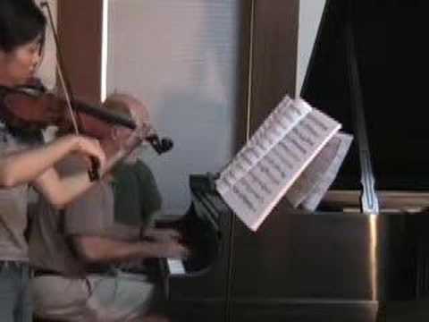 Beethoven Sonata #3 for violin and piano, Movt. 1