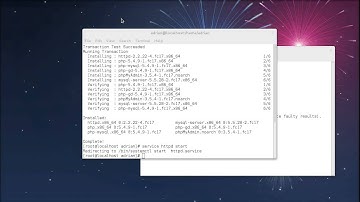 Howto install LAMP on Fedora