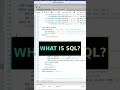 What Is SQL? | Short Explanation 📊