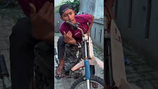sepeda listrik vs motor cross ❓#shorts