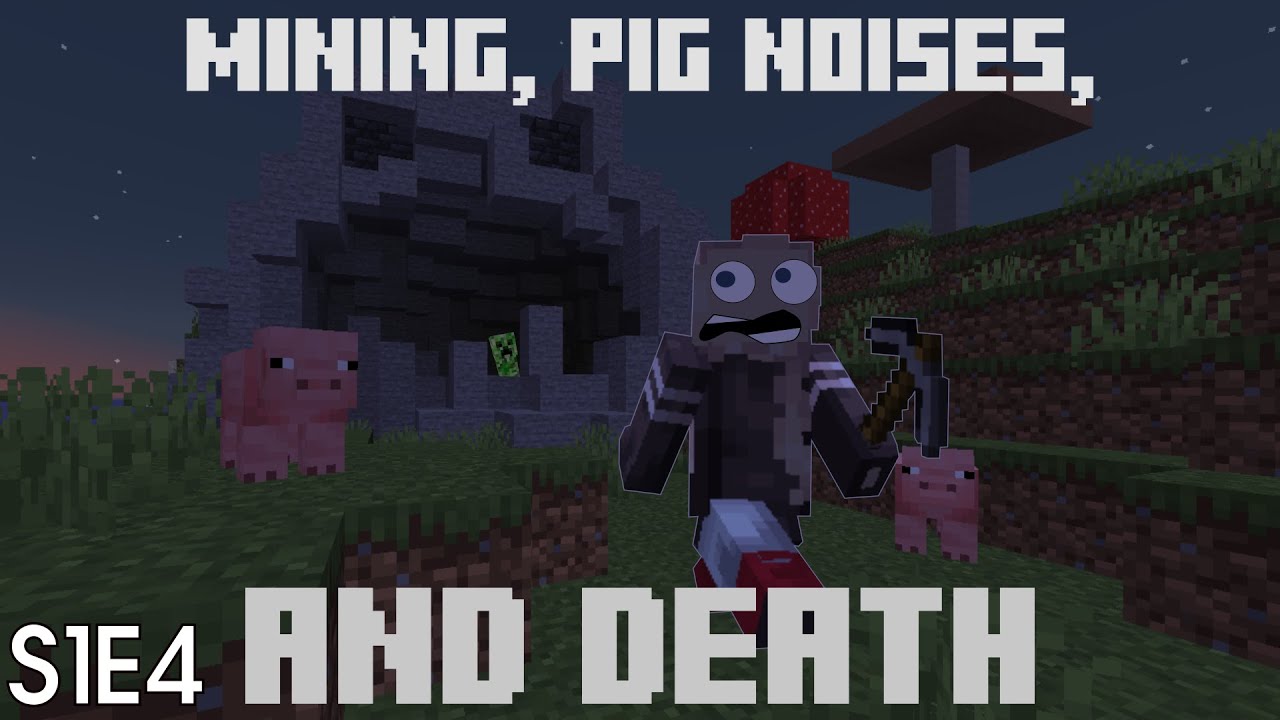 Minecraft Mom Goes Mining, Hears a Pig, and Dies | MomCraft S1E4