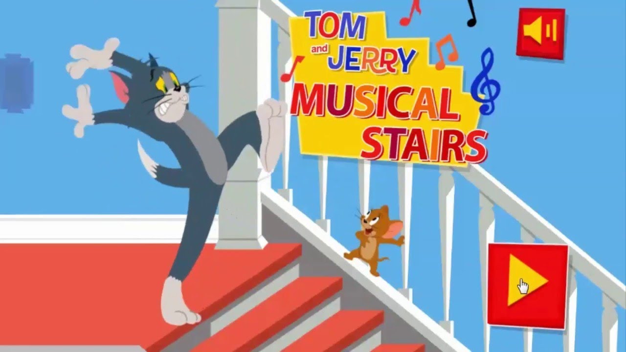 Tom & Jerry Musical Stairs Games Tom and Jerry Games
