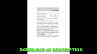 Mercury Milan Owner’s Manual (2006-2011) | PDF Download