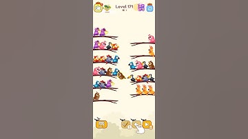 bird sort color game leval 171 #games #colorgame #birdsortcolor #birdsortcolorpuzzle #gaming #bird