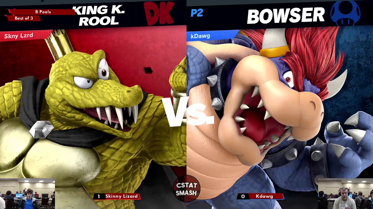 NO CAPS!! #17 - kDawg (Bowser) vs Skinny Lizard (King K Rool) Smash Ultimate Pools