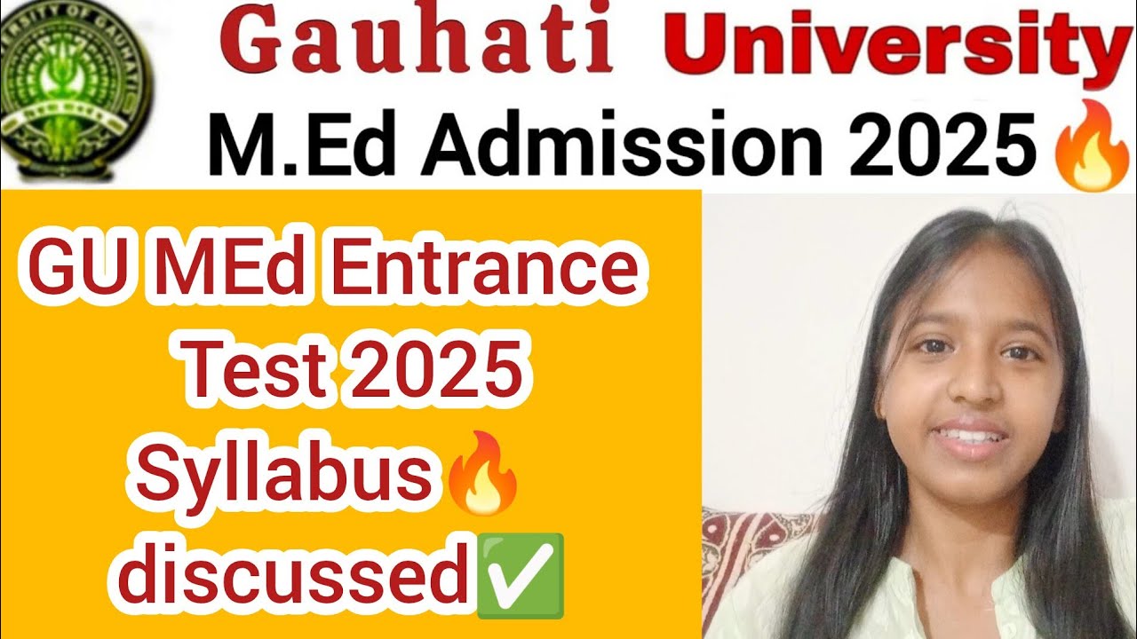 GAUHATI University MEd Syllabus✅ Full Details