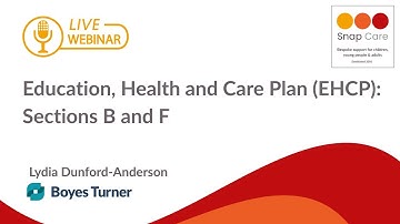 EHCP Sections B and F