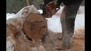 8 times slow motion chainsaws by the Maloney Brothers