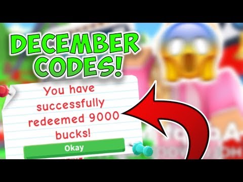 Adopt Me Codes 2019 December Edition Youtube - roblox adopt me codes december 2017