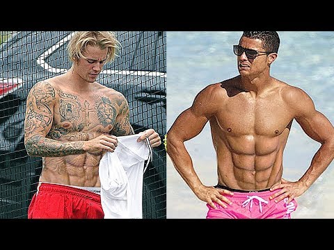 Justin Bieber vs Cristiano Ronaldo Transformation ★ 2018