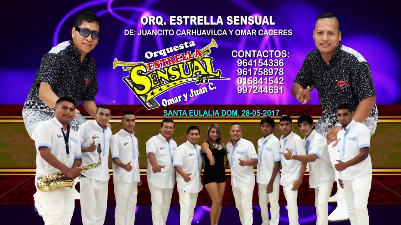 MIX HUAROCHIRANO - ESTRELLA SENSUAL DE JUANCITO CARHUAVILCA Y OMAR CACERES DOM. 28-05-2017