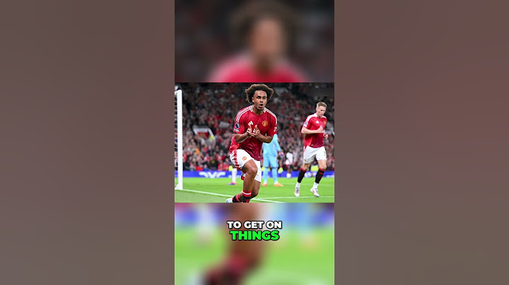 Exciting Debut Goal Zirkzee Shine's for Man Utd