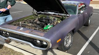 1972 Plymouth Satellite with 90,000 miles Walkaround Startup Rev
