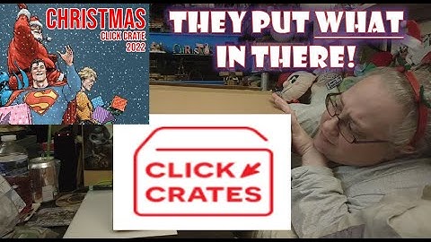 Christmas Special Edition Click Crates December 2022 Unboxing - On Off Mystery Subscription Box
