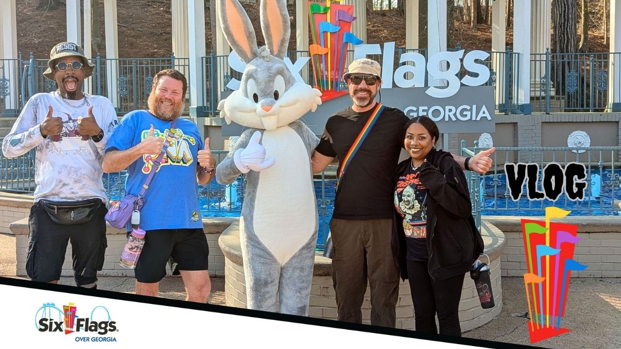 A Perfect Spring Day at Six Flags Over Georgia - YouTube