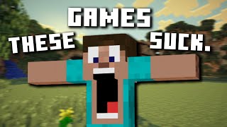 Playing the WORST RATED MINECRAFT Rip-off Games...