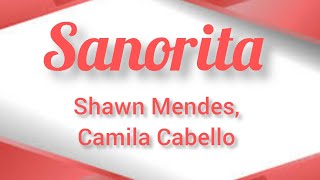 Shawn Mendes,Camila Cabello - Sanorita (Lyrics) - YouTube