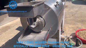 MÁY RANG LẠC (ĐẬU PHỘNG) BẰNG ĐIỆN VÀ GA HOẶC THAN CỦI 10KG  - 15KG. MÁY RANG NÔNG SẢN CÔNG NGHIỆP