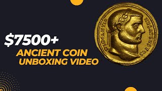 $7500+ Coin Auction Win - Ancient Roman Coin Unboxing (Includes a Gold Aureus)