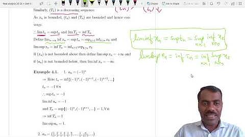 Real Analysis5- Nested Interval Theorem & limsup, liminf