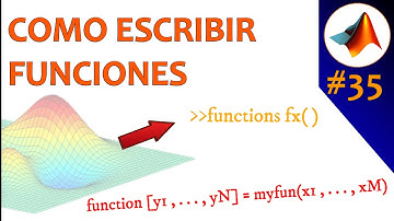 Curso Completo Matlab - Sesión #35 Escribir funciones en Matlab