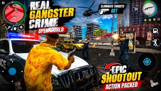 Police vs Gangster 🔥 Epic Shootout | Real Gangster Crime Gameplay #shorts screenshot 5