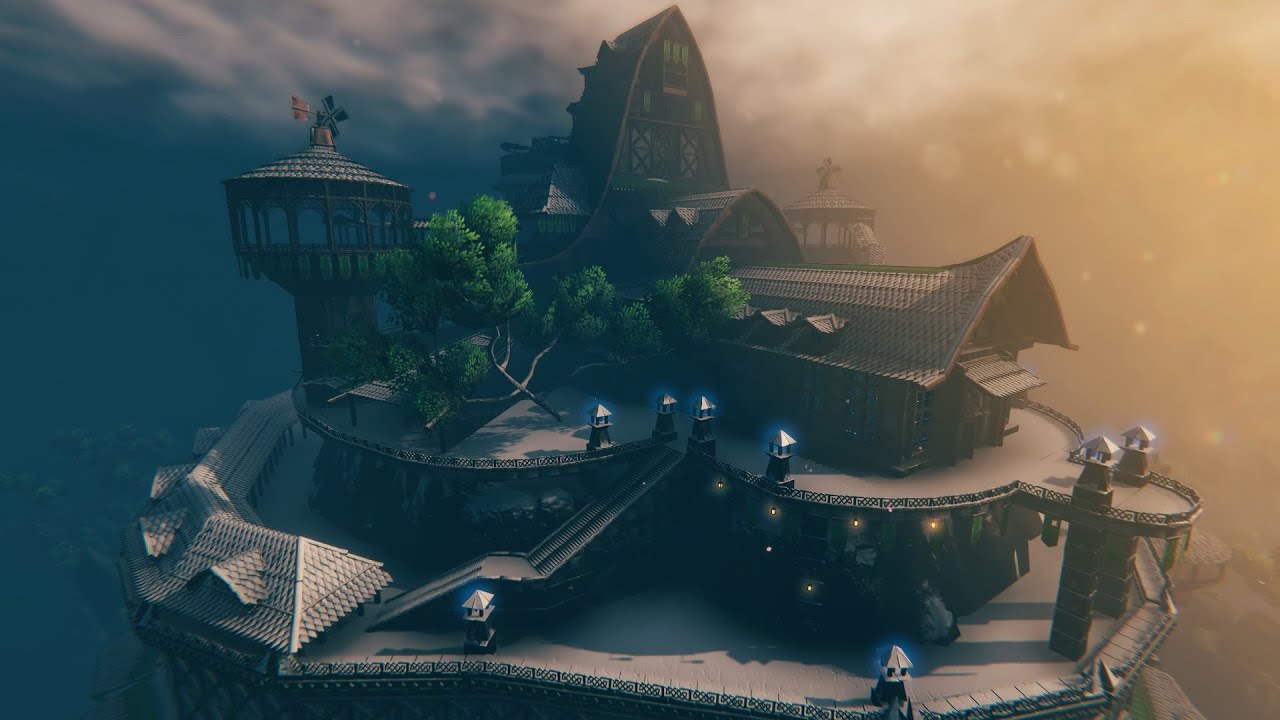 Valheim castle - mistlands . Дома и замки в Valheim.