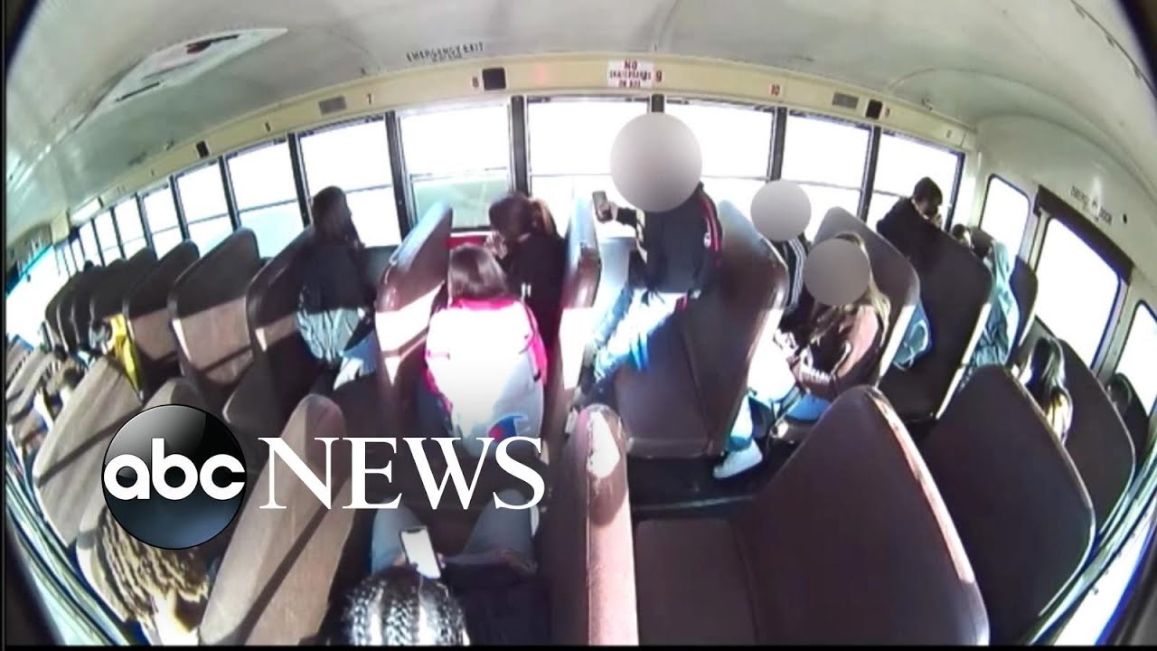 Surveillance video released of school bus collision