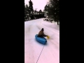 Kayak Sledding Drift