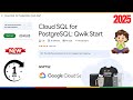 Cloud SQL for PostgreSQL: Qwik Start | GSP152