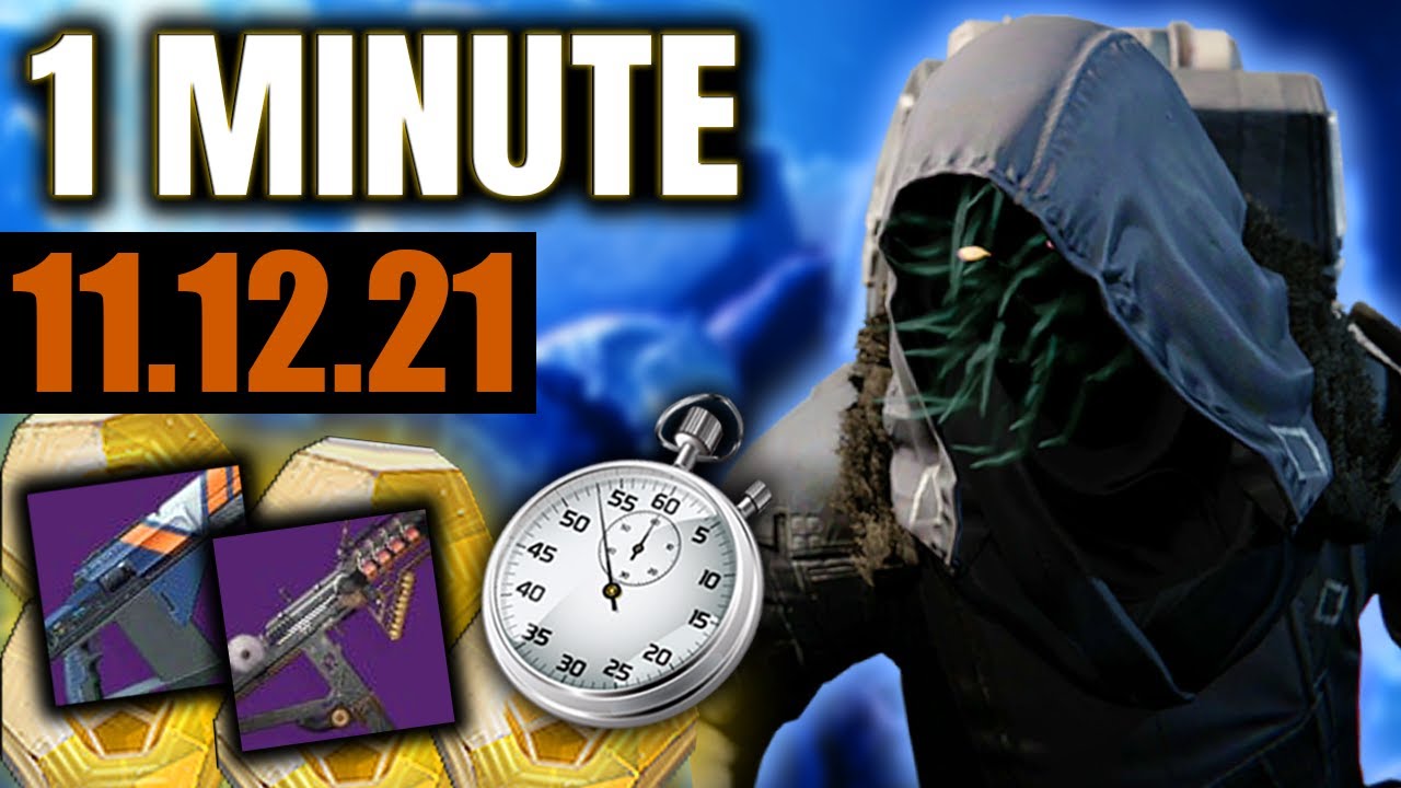 Grab These Weapons! Xur in 1 MINUTE! (11.12.21) Destiny 2