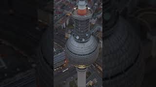 Fernsehturm Tower : A Skyward Symbol of German Unity! 🇩🇪  #architecture #travel