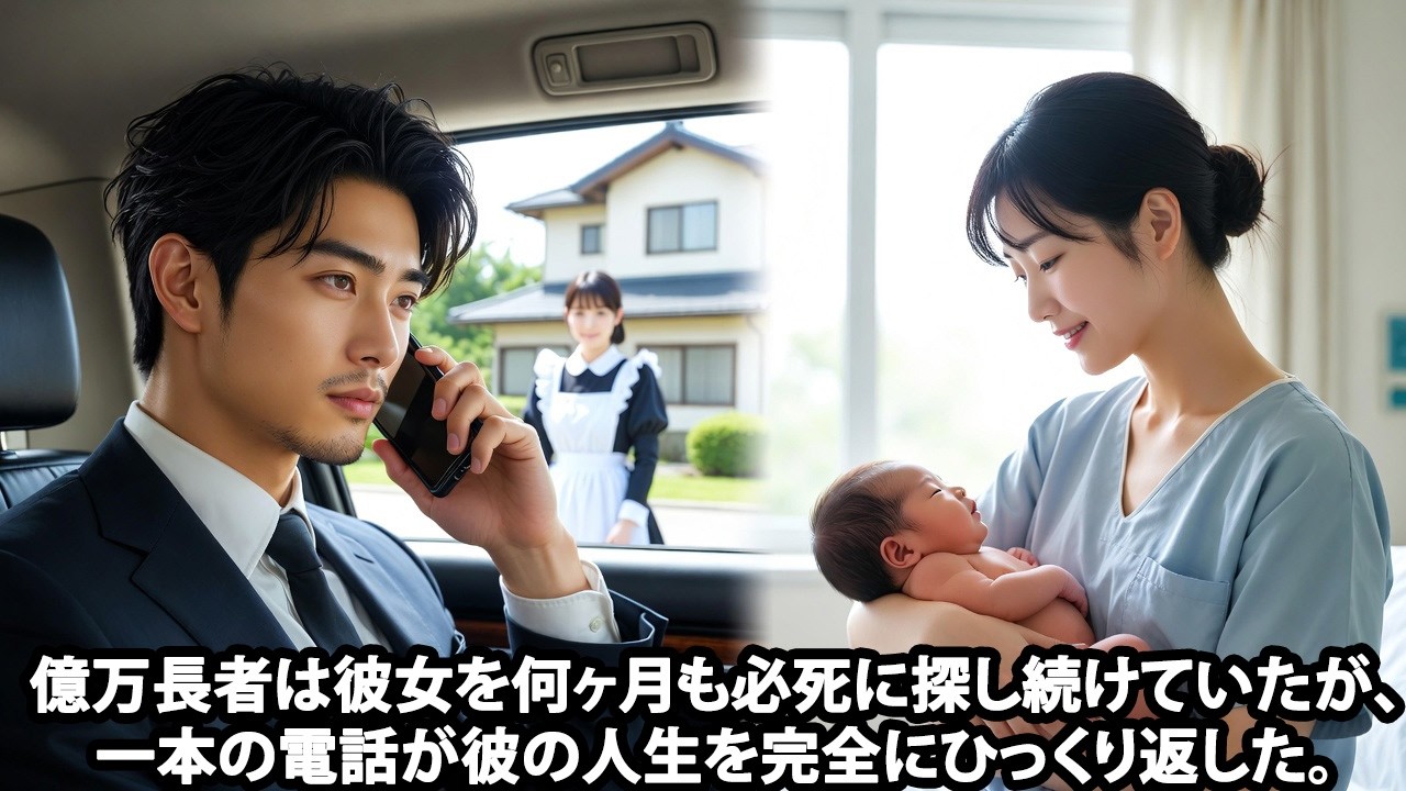 億万長者は彼女を何ヶ月も必死に探し続けていたが、一本の電話が彼の人生を完全にひっくり返した。この物語は豪邸の使用人と富豪の禁断の恋を超えた真実の愛を描く感動のラブストーリーです。