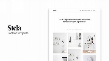 Stela - Minimal Portfolio HTML Template | Themeforest Website Templates and Themes