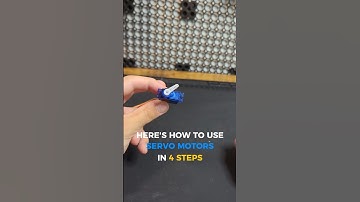 How To Use Servo Motors In 4 Steps #arduino #techtok #robotics #stem