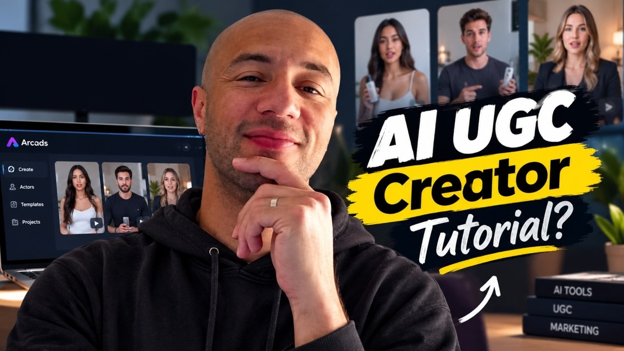 AI UGC Creator Tutorial? Make Realistic Actors with Arcads - YouTube