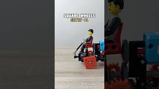Square Wheels Setups #lego #legotechnic #creative #funny #satisfying