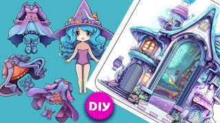 Paper Enchantress - How to make paper quiet book - Tutorial - Printable project