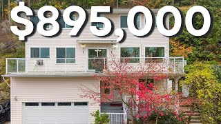 TOURING This FAMILY home with PEAK-A-BOO ocean view in North Nanaimo