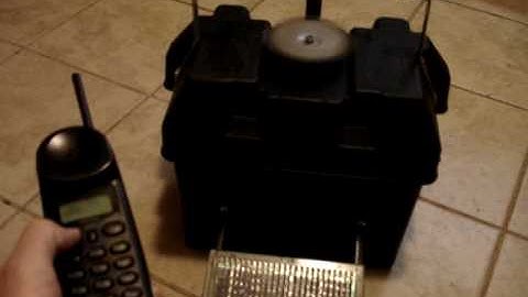 Remote Activated Hog Trap