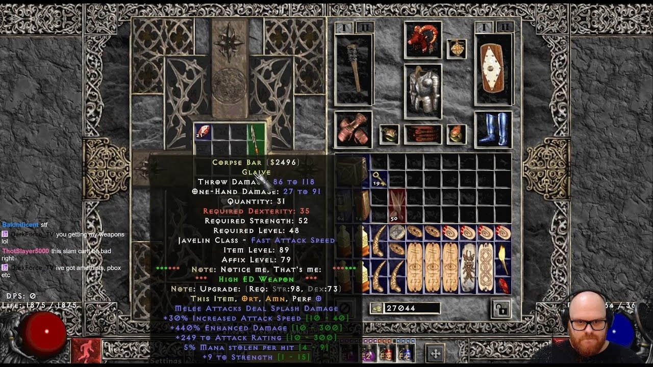 Project Diablo 2 Crafting Season 2 2x GG Rare Throwing Weps Find