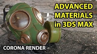 Creating Advanced Materials for gas mask in 3ds max (Bonus Tutorial) screenshot 1