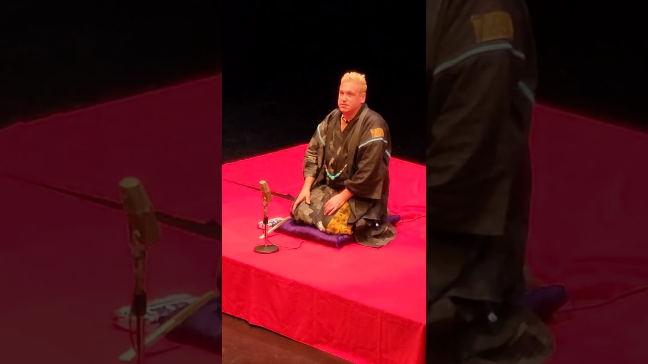 Katsura Sunshine 's RAKUGO at the 7th Annual Japan Week Festival at Bellevue College, 2023.