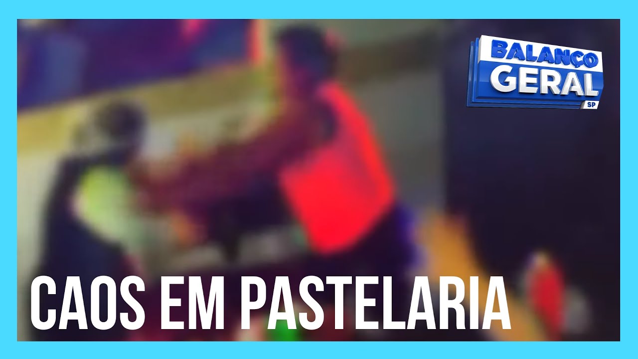 Cliente começa briga após demora de pedido em pastelaria