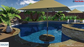 Cox Pool Spa Waterfall